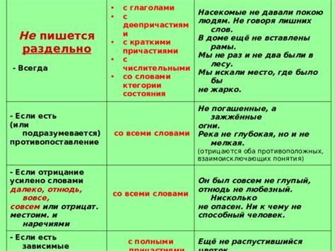 Когда употребляется "не" в отрицательном значении