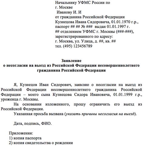 Критика запрета на выезд