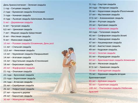 Летние свадебные даты 2017 года