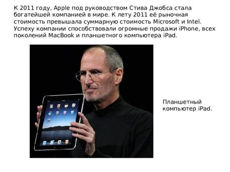 Наследие Стива Джобса и Apple в современном мире