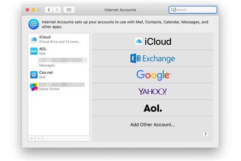 Настройка учетной записи Apple