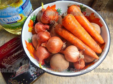 Необходимые продукты