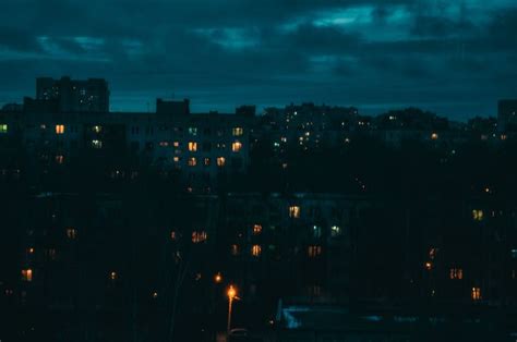 Ночной городский пейзаж