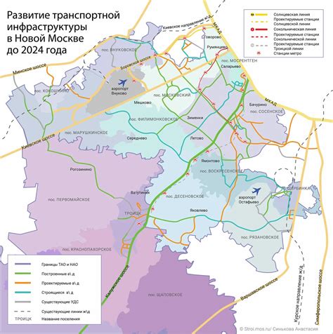Ожидаемые изменения в транспортной инфраструктуре Новой Москвы