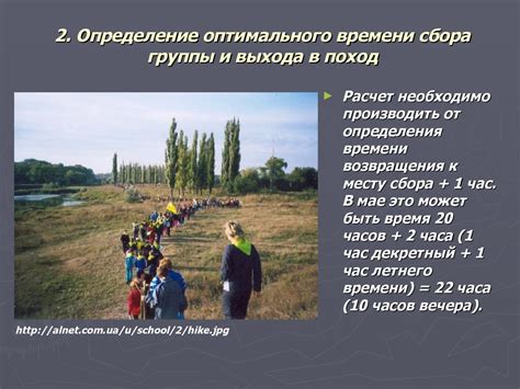 Определение оптимального момента сбора