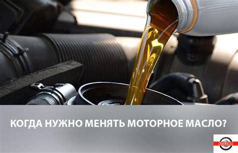 Оптимальные сроки замены масла