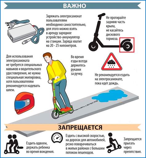 Основные правила безопасности на электросамокате в дождливую погоду