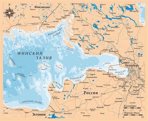 Особенности прилива и отлива в заливе Финского моря