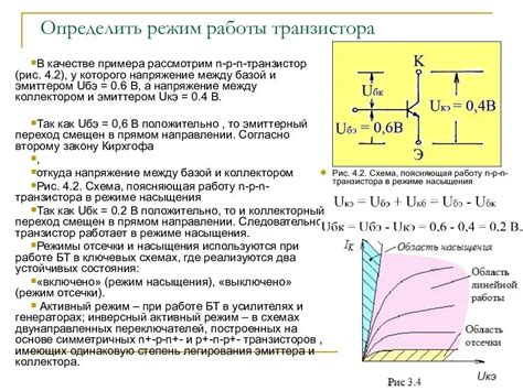 Особенности работы транзистора в режиме насыщения