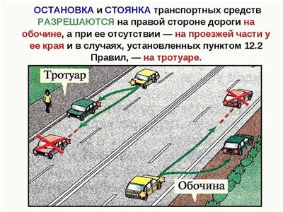 Остановка на главной дороге: разрешенные места и условия