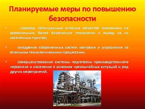 Планируемые меры безопасности