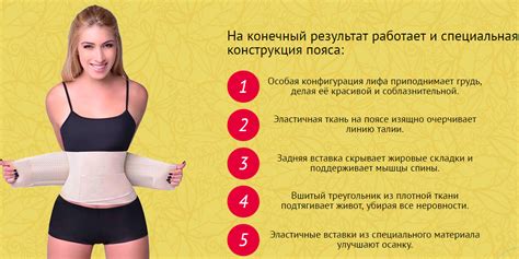 Плюсы использования пояса для похудения на живот