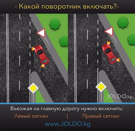 Поворотник включать при трогании с места