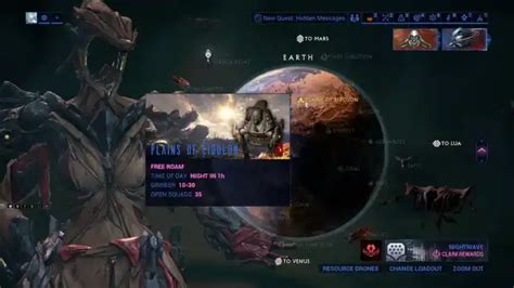 Подготовка к "Ночи на земле" в Warframe