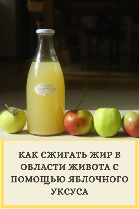 Поддержание нормального веса с помощью яблочного уксуса