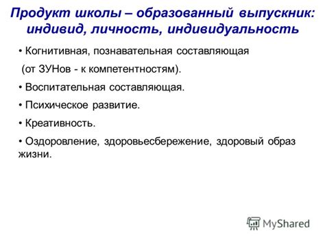 Познавательная составляющая