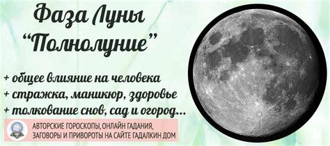 Полнолуние и его влияние на растения
