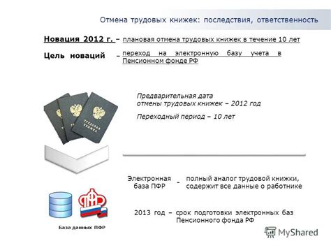 Положительные последствия отмены трудовых книжек