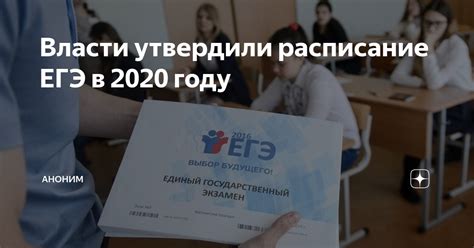 Популярность ЕГЭ в 2020 году