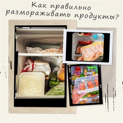 Популярные методы размораживания