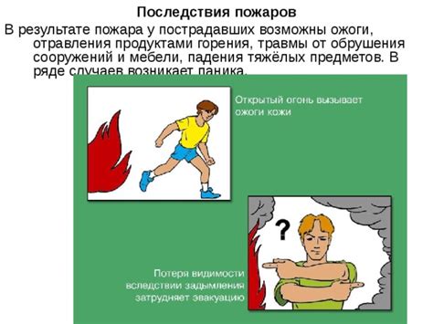 Последствия красного горения джула