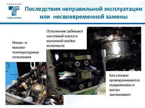 Последствия неправильной замены масла