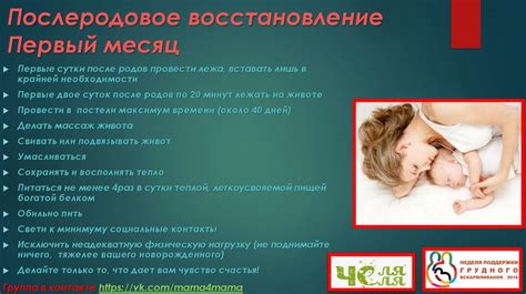 Послеродовой период и палата после родов