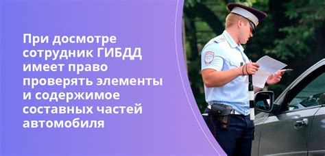 Права владельца при досмотре автомобиля
