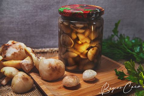 Правила использования маринованных маслят