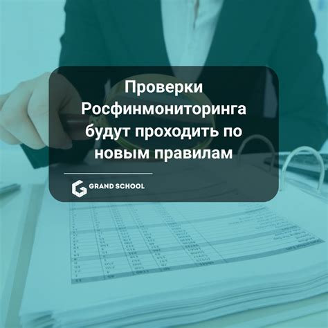 Правила проведения контрольных мероприятий
