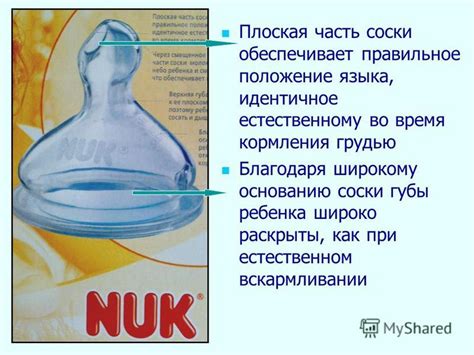 Правильное время для введения соски