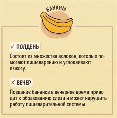 Правильное время для употребления