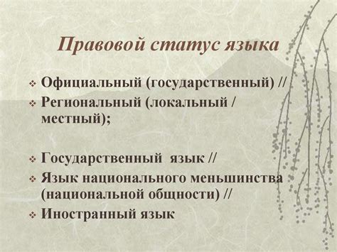 Правовой статус чеченского языка