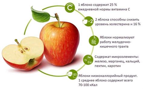 Преимущества употребления яблок