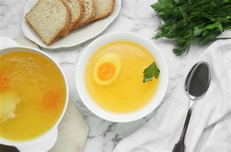 Приготовление бульона и затирки