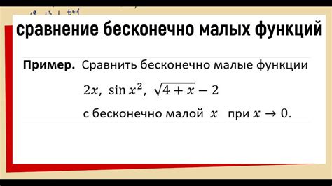 Примеры бесконечных функций