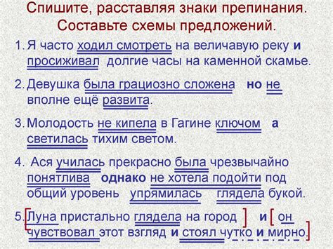 Примеры с пояснительными членами предложения