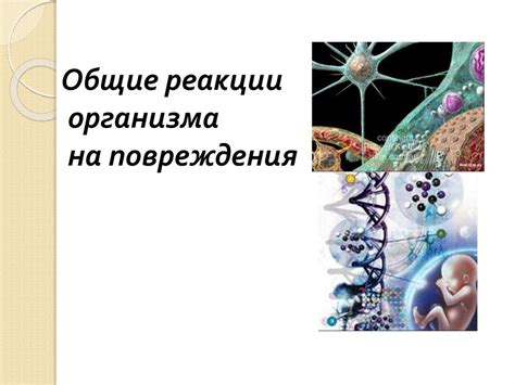 Природные реакции организма