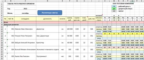 Приход времени