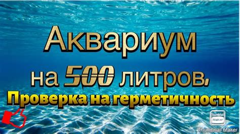 Проверка аквариума перед оплатой