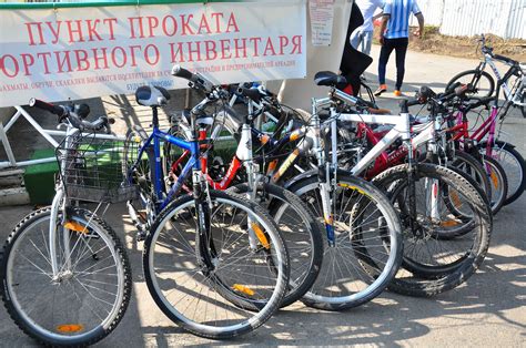 Пункты выдачи велосипедов по прибытии на станцию