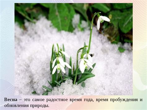 Радостное пробуждение - Северная весна