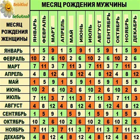 Разнообразие поз для зачатия