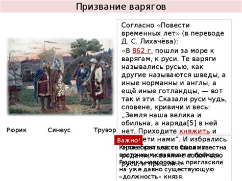 Ранние контакты варягов с Русью