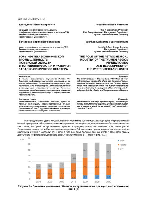 Роль Тюменской области в развитии Сибири