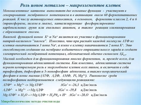 Роль положительных ионов в химических процессах