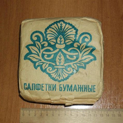 Салфетки бумажные: история появления в СССР