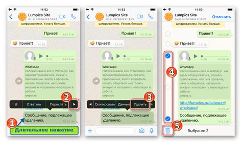 Секретные функции удаления чата в WhatsApp