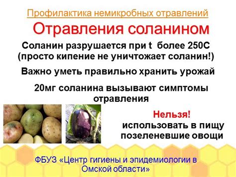 Симптомы отравления соланином