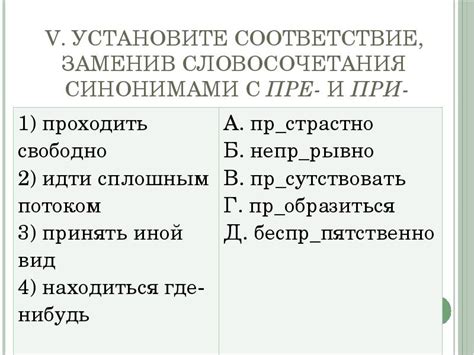 Словосочетания с синонимами